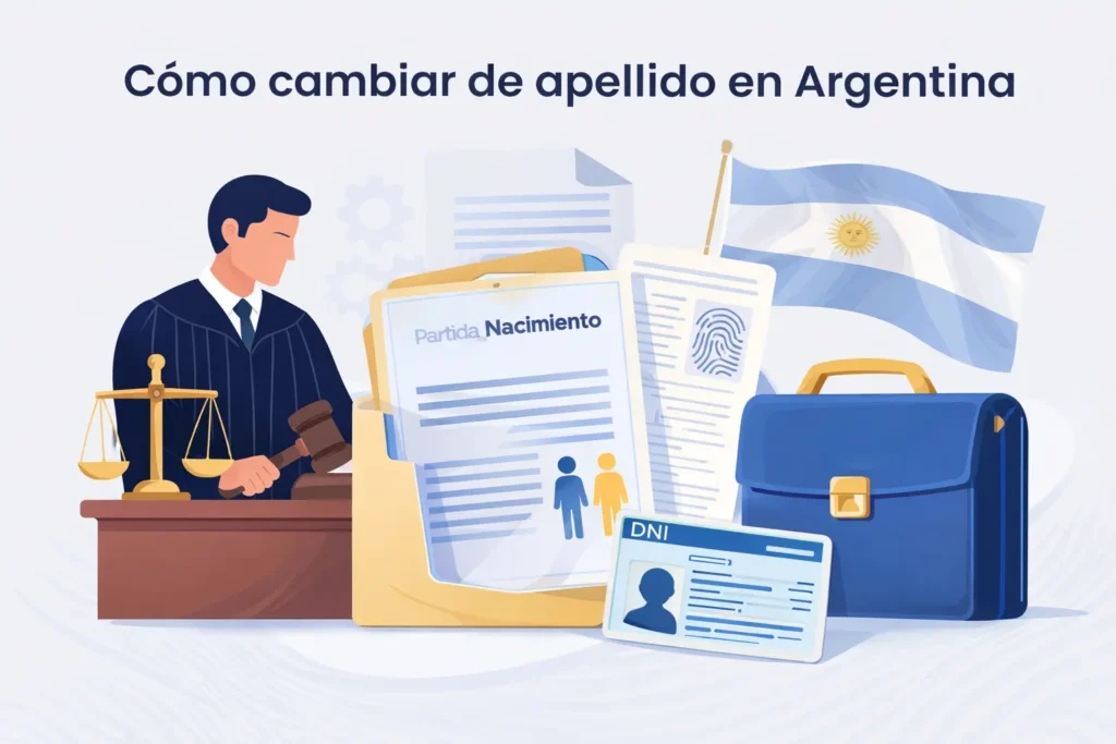 Cómo cambiar de apellido en Argentina